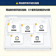上饶建站-网站制作新手避坑指南：5个最常见的错误与对策