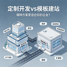 万年建站-定制开发vs模板建站：哪种方案更适合你的企业？