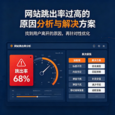 万年建站-网站跳出率过高的原因分析与解决方案