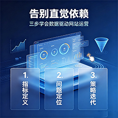 上饶建站-告别直觉依赖：三步学会数据驱动网站运营