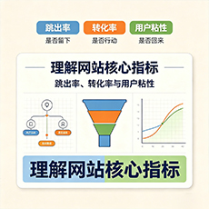 上饶建站-理解网站核心指标：跳出率、转化率与用户粘性