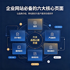 上饶建站-企业网站必备的六大核心页面