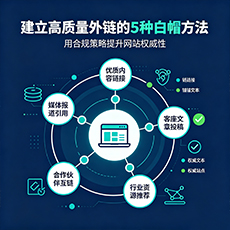 上饶建站-建立高质量外链的5种白帽方法